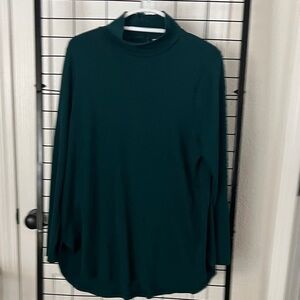 Chico's Dark Green Long Sleeve Top